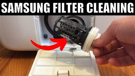 how to clean pump filter on samsung front load washer